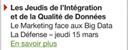 Les Jeudis de l'Intégration et de la Qualité de Données